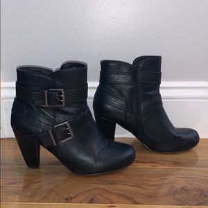 Madden Girl black booties in size 7.5.